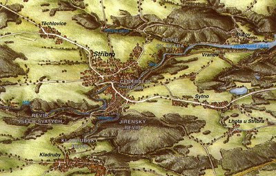 mapa hlavnch revr